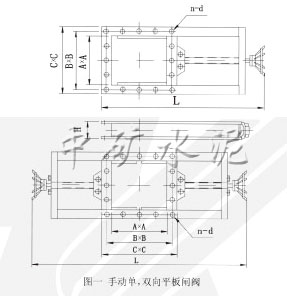 SLVds-0.1手动单、双向平板闸阀